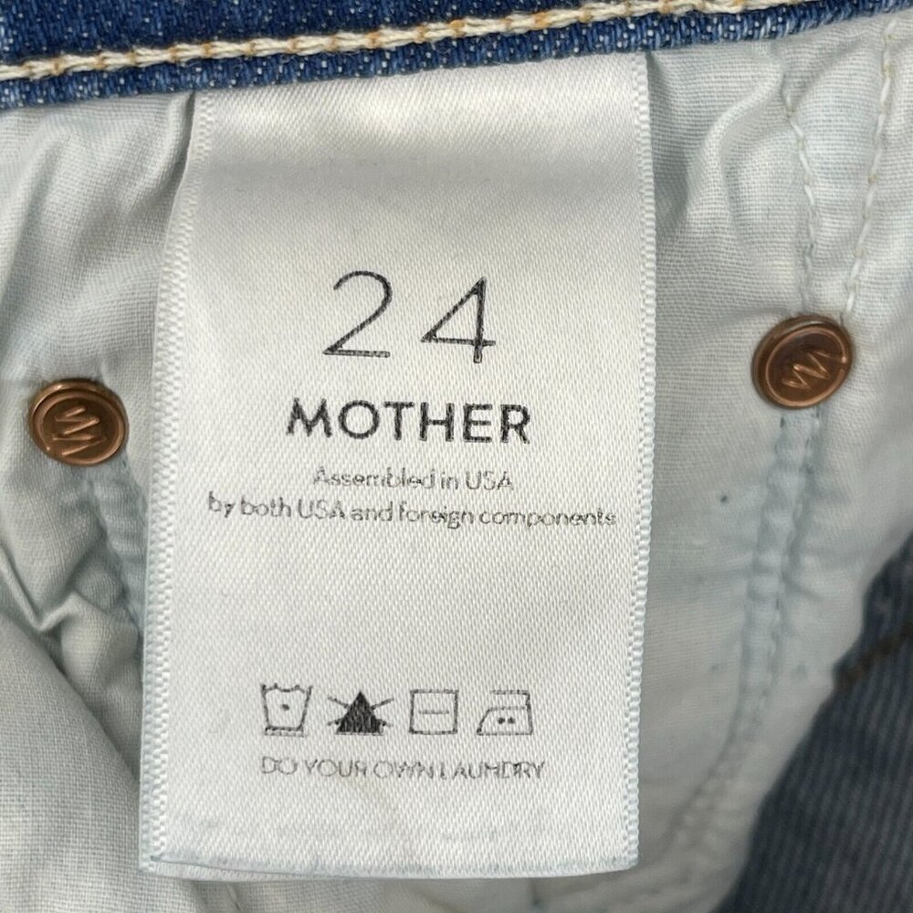 Mother Superior The Tomcat Pray for Hidden Gems Cropped Jeans - Picture 10 of 15